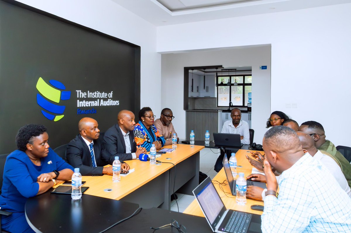 harerimana_tito's tweet photo. The Institute of Internal Auditors Rwanda (@iiarwanda) today held a press conference at its headquarters in Kigali to discuss the current status, development and future of the internal audit profession in Rwanda.

The press conference brought together leaders from Rwanda’s internal audit profession and representatives of the wider African internal audit community to discuss key developments, emerging opportunities and the role of internal auditors in strengthening accountability and good governance.

The panel included Richard K. Rutuku, Chief Executive Officer of IIA Rwanda; Godwin Akankunda, Senior Vice President of IIA Rwanda; Jules Cesar Hategekimana, Internal Auditor General; Thokozile Kuwali, Chairman of the African Federation of Institutes of Internal Auditors (AFIIA); and Ruth Doreen Mutebe, Regional Director at the Alpha Group and Senior Internal Audit Leader.

During the discussion, the speakers shared insights into the progress made in advancing the internal audit profession in Rwanda, while highlighting the need for continued professional development, strong ethical standards and adaptation to emerging risks.

The panel also addressed the evolving role of internal auditors in organisations, emphasizing the importance of effective internal audit practices in supporting transparency, risk management, accountability and sound decision-making.

The engagement provided an opportunity for the media to interact directly with leaders in the profession and gain a broader understanding of the direction of internal auditing in Rwanda and across Africa.

#IIARwandaPressConference