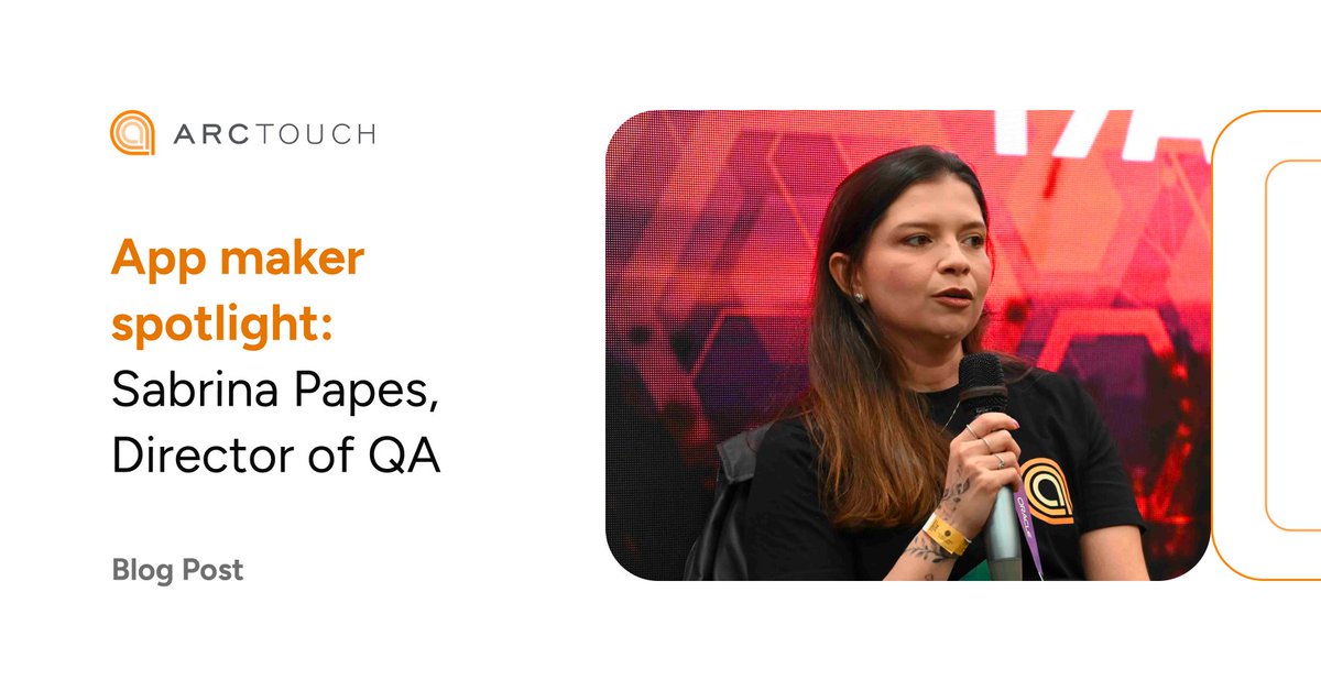 ArcTouch's tweet photo. Meet Sabrina Papes, our director of QA, who believes delivering product quality is about caring for people first. Read how her father's legacy and her neurodiversity shape her leadership in our latest App Maker Spotlight. 

🔗 https://t.co/aBPgAulFvC

#AppMaker #QA #WomenInTech https://t.co/ujUmXkTP1o