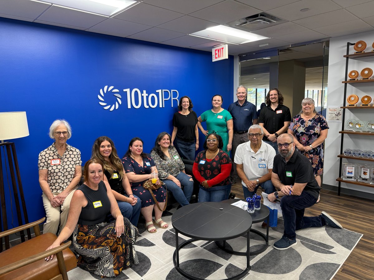 10to1PR's tweet photo. What an amazing day to be a PR Pro! The 10to1PR team proudly hosted the 22nd annual Valley Publicity Summit, presented by SPJ/PRSA. A special thank you to Madeleine Budge and contributing team members for making it all happen! #10to1PR #PR #Scottsdale https://t.co/iYkLFqHGeE