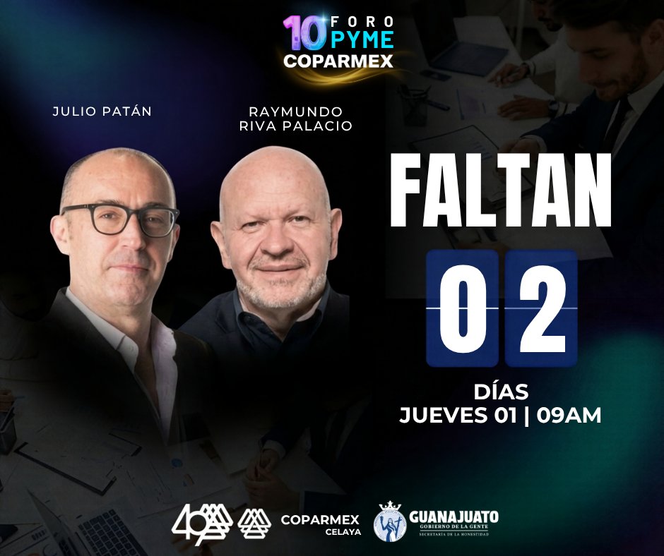 coparmexcelaya's tweet photo. El 10° Foro COPARMEX está a punto de comenzar.
¿Ya estás listo para ser parte?
📷 1 de octubre
📷 Teatro Nieto Piña | Universidad de Celaya
Nos vemos en el 10° Foro COPARMEX.
#10Foro #CoparmexCelaya #CrecimientoEmpresarial #pymes #empresarios https://t.co/fnlE88LNOX