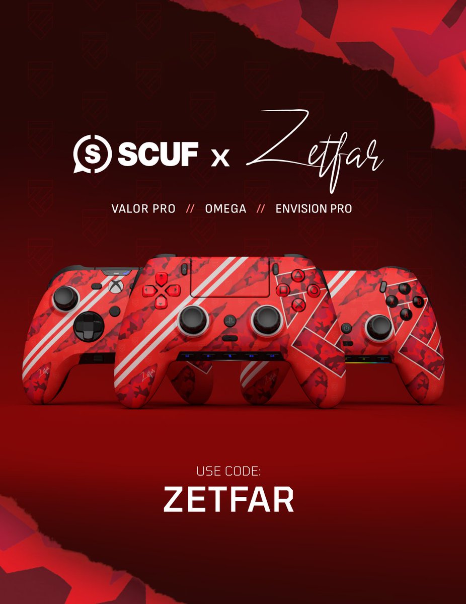 ZetFarYT's tweet photo. 🍀 2 manettes Scuf ZetFar à gagner ! 🍀 

Pour participer :  
- Follow @ZetFarYT &amp; @ScufFrance 
- Reposte et like ce concours 💛

Tirage au sort le 7 octobre, bonne chance ! 🥳 https://t.co/UdM3AXHLfP