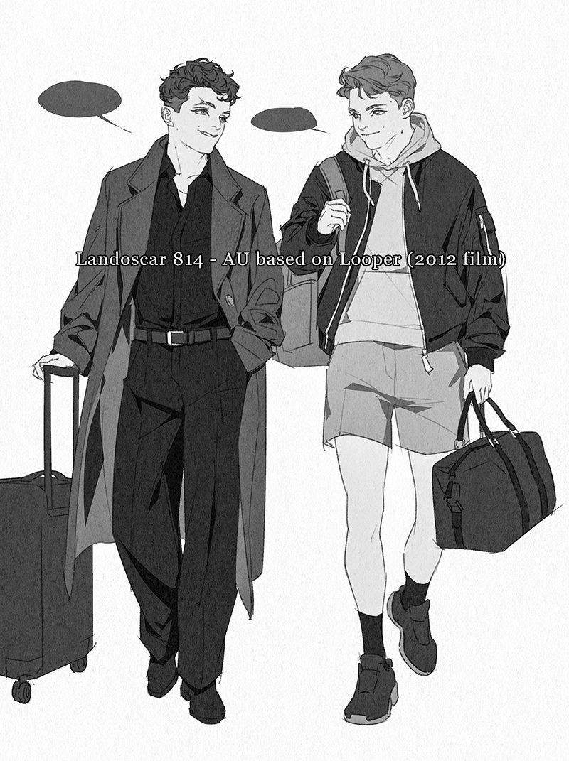 WhoisAnderton's tweet photo. #landoscar Looper AU (1/?) 
Update in quote tweets, if there's any. https://t.co/UUT8MezcOZ