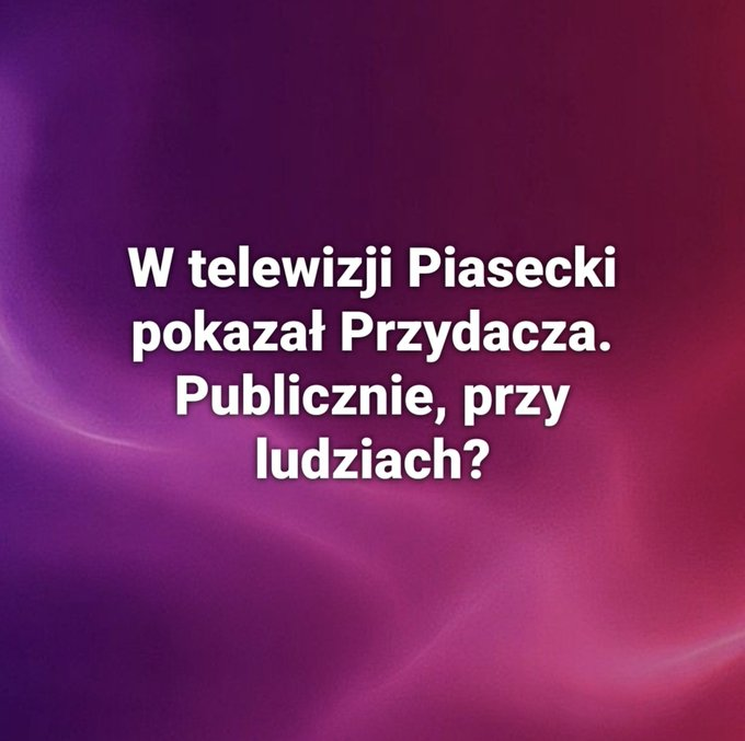 Adam93914604's tweet photo. @marcin_przydacz https://t.co/hA16vBnu44