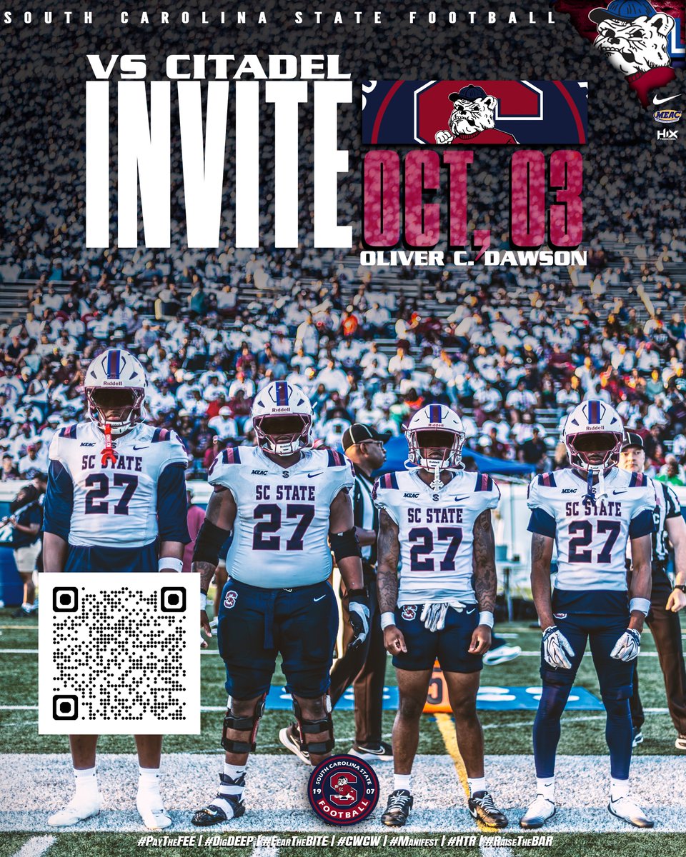 TheScoutDoctor's tweet photo. We handled business on the road for 2 straight weeks. Now itβs time to bring that energy back to Oliver C. Dawson Stadium.
Youth Day. Cancer Awareness Day.
The next chapter starts at home. We'll see you there!
Scan the QR code to RSVP!
@coachberry77
1-0 #RaiseTheBar#GoDogs https://t.co/rTD43hte6W