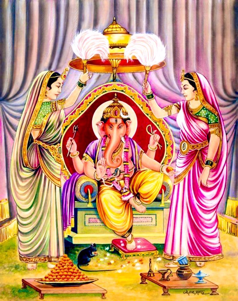Gravim71's tweet photo. जय जय जय गणपति गणराजू।
मंगल भरण करण शुभ काजू॥
जय गजबदन सदन सुखदाता।
विश्व विनायक बुद्घि विधाता॥
वक्र तुण्ड शुचि शुण्ड सुहावन।
तिलक त्रिपुण्ड भाल मन भावन॥
राजत मणि मुक्तन उर माला।
स्वर्ण मुकुट शिर नयन विशाला॥
पुस्तक पाणि कुठार त्रिशूलं।
मोदक भोग सुगन्धित फूलं।।
🌹ॐगं गणपतये नमः🌹 https://t.co/WFXy44ROq6