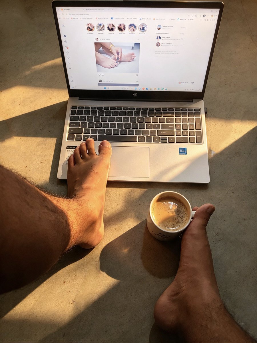 SolesSecrets69's tweet photo. Mornings like this — light, coffee, and feet at ease
 
Building my dreams, one step at a time

How does your day start?

Trabajando en mis sueños, paso a paso 

¿Cómo empieza tu día? 
 
#morningvibes #coffeetime #barefoot #sunlight #relaxation #feet #slowliving #PiesHermososç https://t.co/oxwDvBIHBb