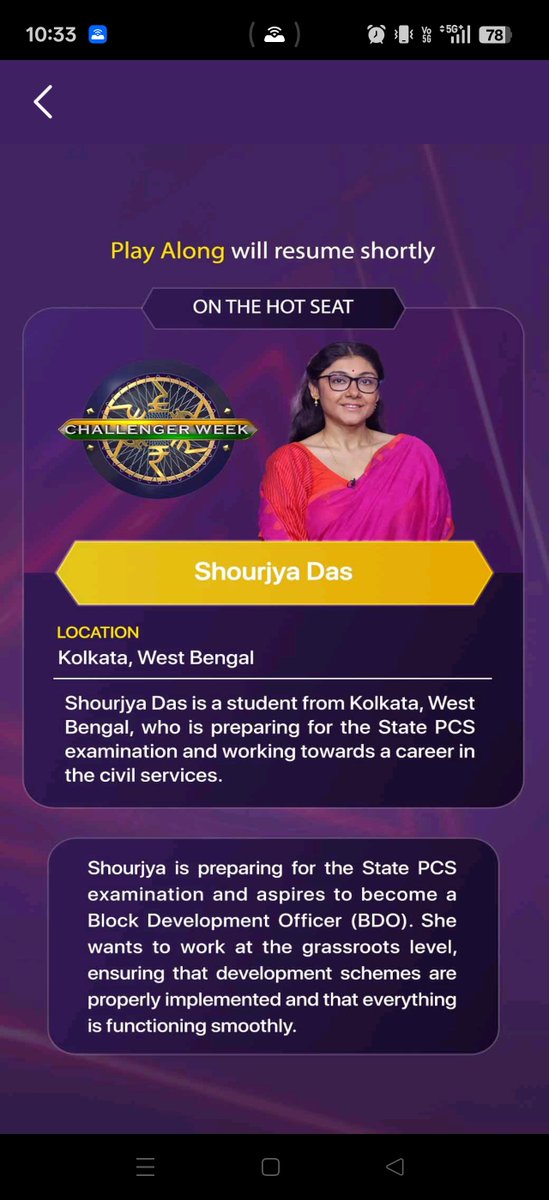 AshishRaj993155's tweet photo. Kaun Banega Crorepati (Season -18) Shourjya Das Won Prize 25,00,000 in KBC
AshishRaj993155
#KBC #KaunBanegaCrorepati #KBC2026 #KBCFans #KBCOnSony #AmitabhBachchan #BigB #KBCQuiz #KBCQuestions #KBCUpdates #KBCIndia #QuizTime #IndianQuiz https://t.co/k9Q40cvytU