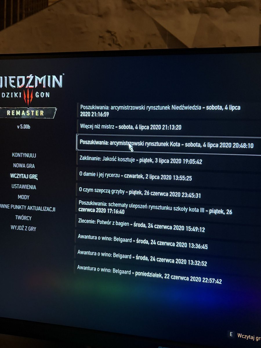 fifn_'s tweet photo. W wiedzmaka grałem ostatnio 6 lat temu 6 LAT - sprawdźmy czy pochłonie mnie tak bardzo jak w nastoletnim wieku. https://t.co/9Ac4VlzyJN