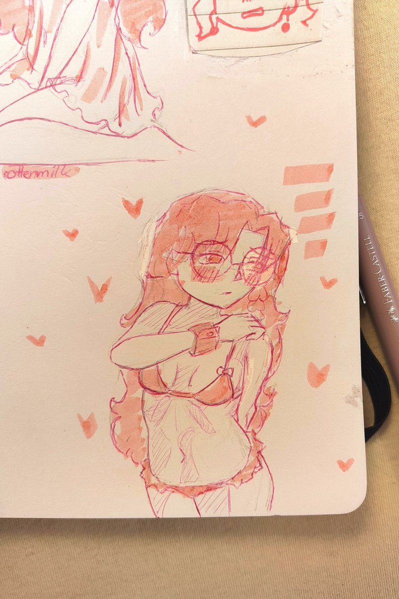 StupidCupidLore's tweet photo. /°𑣲 another Lorelei sketch because yeah 
#jjbaoc https://t.co/syTn80KfA3