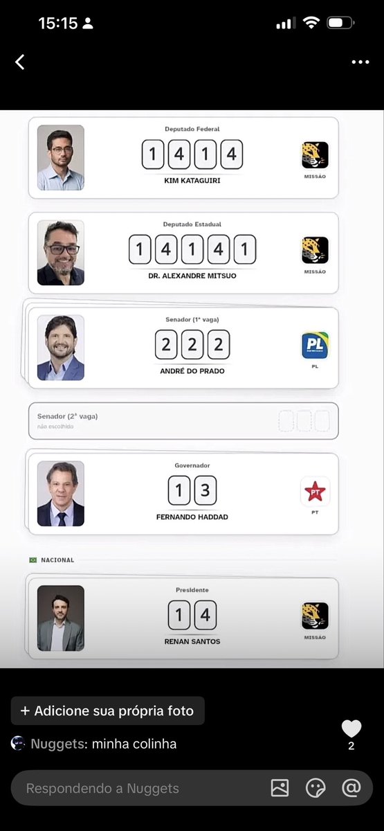 FiltrodeLinhaPA's tweet photo. Um cara comentou logo em baixo: “dia do voto maluco” KAKKAKAKAKAKAKAKAKAK https://t.co/W5CNkuqgVj
