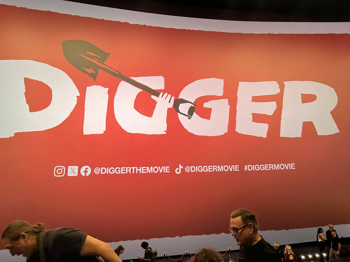 DANIELPEMBERTON's tweet photo. Lot of salty comments about DIGGER appearing.. I saw it and absolutely loved it. Super engaging ambitious and surprising film making with a neat score too. The less you know about it going in the better, defo worth experiencing on the big screen.. I loved it. https://t.co/RG78HODKSC