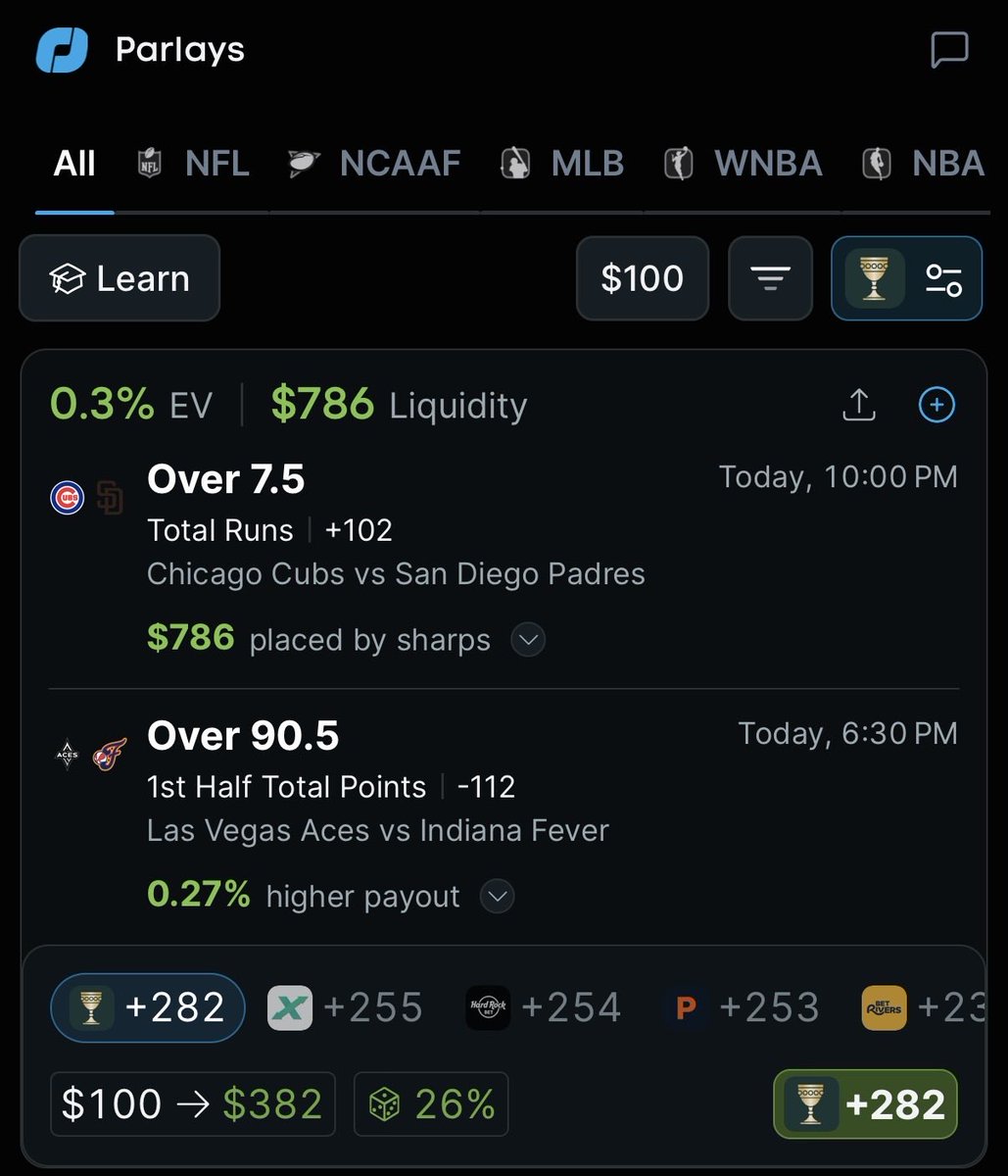 EVParlay's tweet photo. Nice price discrepancy here on Caesars 🎯 

Found with the OddsJam parlay tool.

Download here and use it for FREE!

🔗 https://t.co/oqXN7quBLX https://t.co/WTDYxgLrPK
