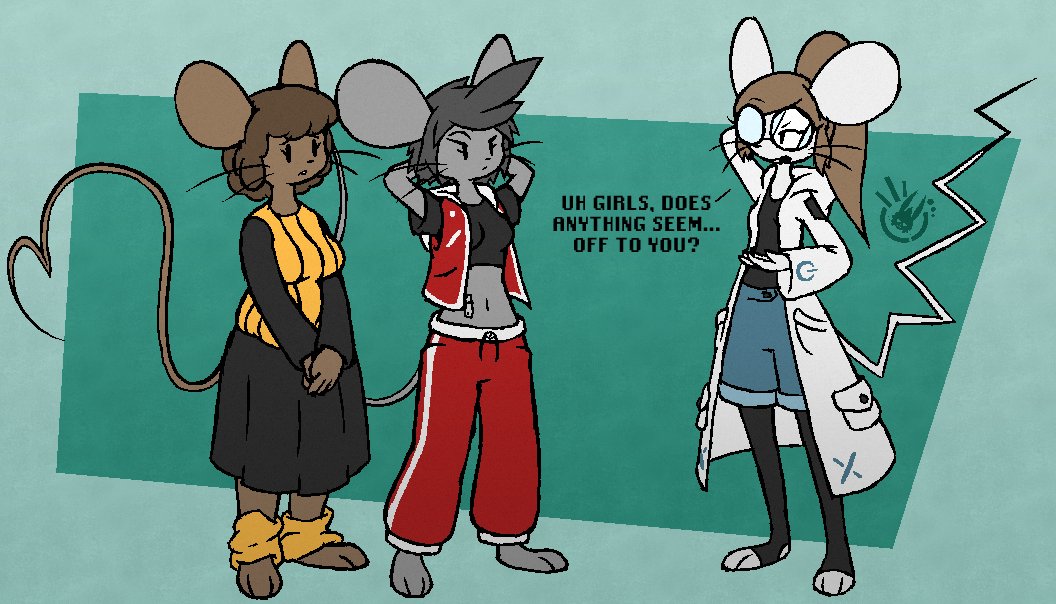 SketchSuke's tweet photo. Beth notices something odd today.

Nora, Jess &amp; Camille belong to @ArtistBroth https://t.co/kjlqLeDNJW