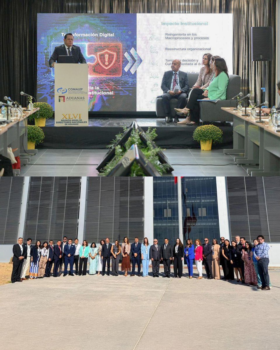 aduanard's tweet photo. 🇩🇴 Seguimos fortaleciendo nuestra presencia y cooperación en la región.

Participamos en la XLVI Reunión Anual de Directores Nacionales de Aduanas del COMALEP, que se celebra en Nuevo Laredo, México, con la representación de nuestro asesor general, Eduardo Rodríguez, https://t.co/su3skvKi3L
