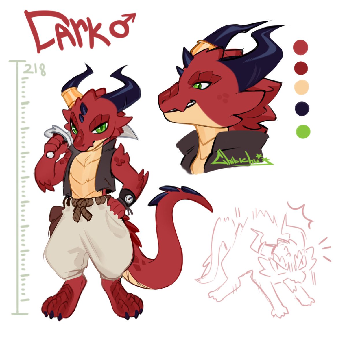 chibichu05's tweet photo. My character for DnD https://t.co/7xShKudnjh