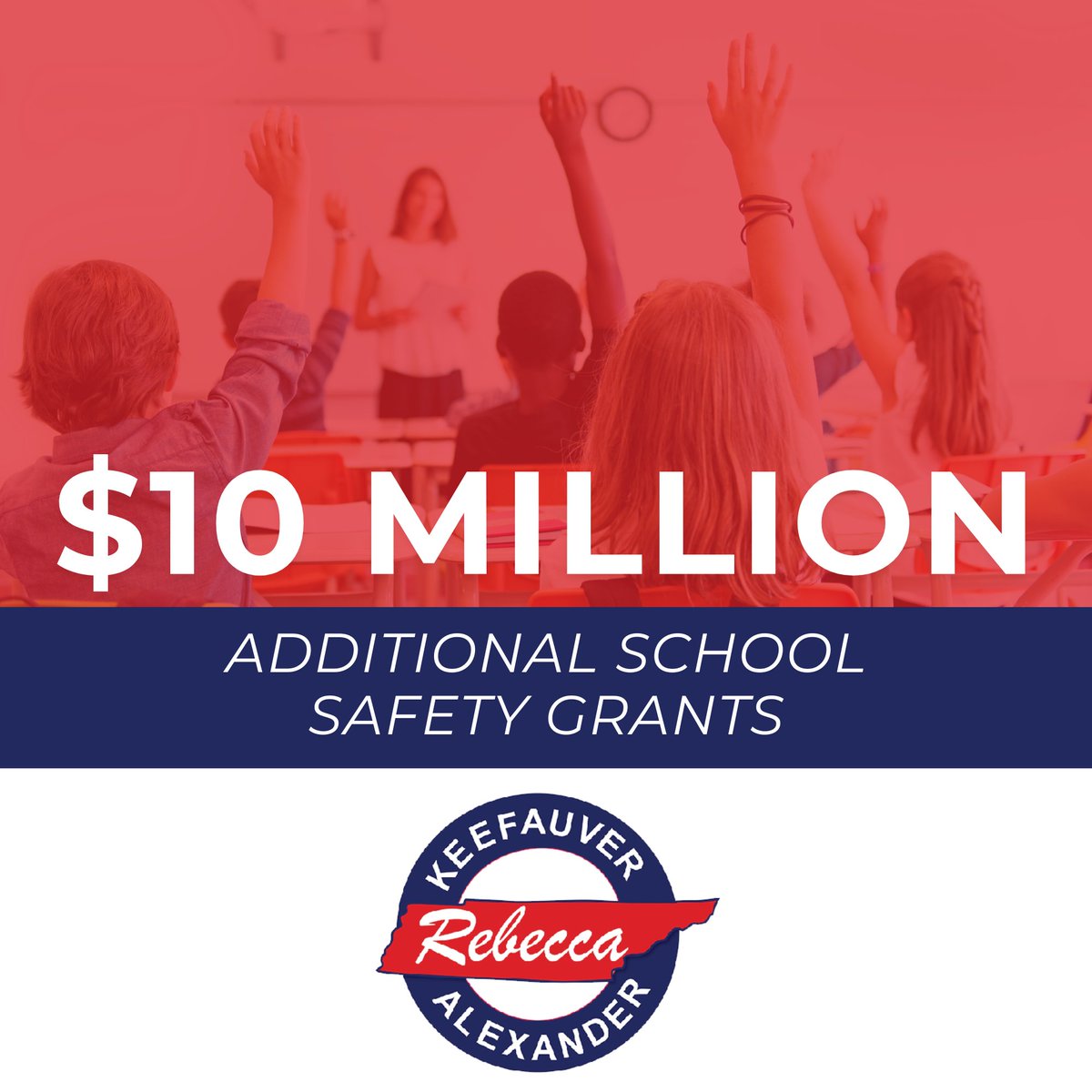 RepAlexander7's tweet photo. This year, we allocated $10 million for additional school safety grants. Our children deserve to learn in a safe environment, and in this day and time, we must do everything in our power to keep our kids safe. https://t.co/RWaOQCjrKZ