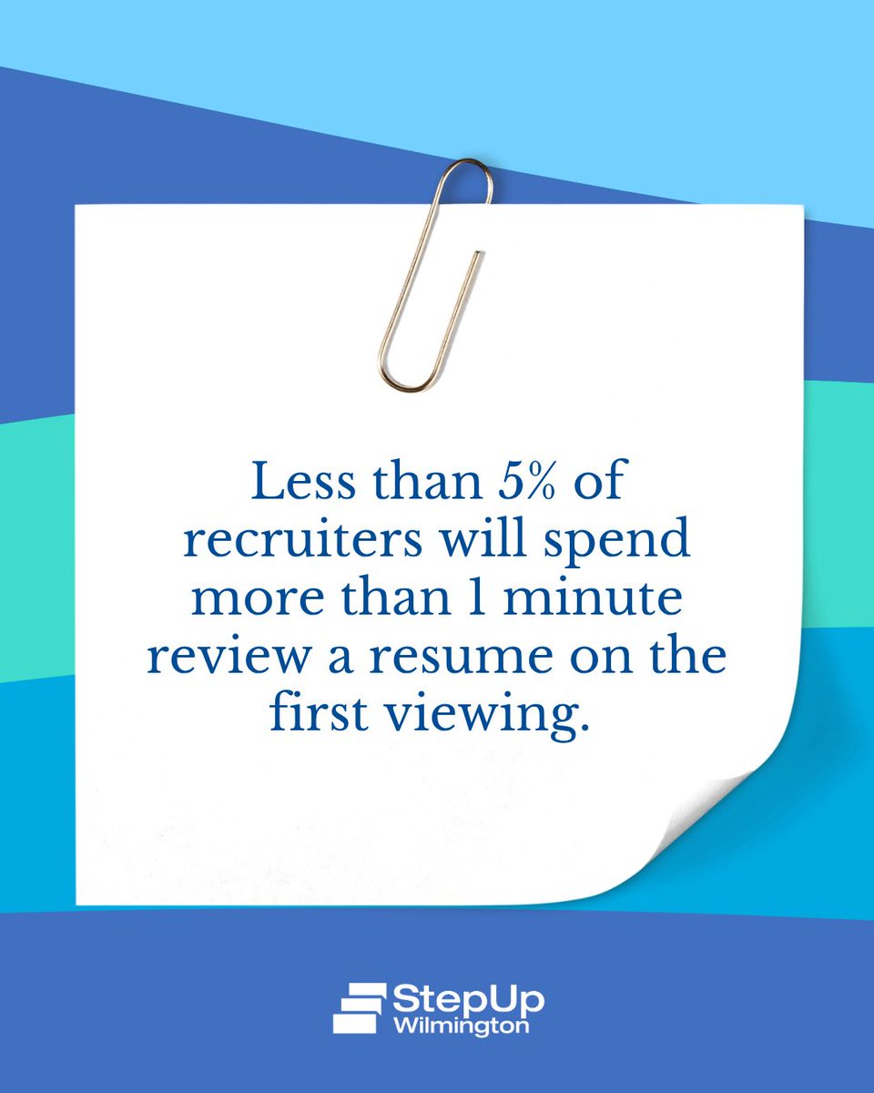 StepUpILM's tweet photo. Come to our next #JobsWeek and we can help make sure you resume stands out from the rest! Our next Jobs Weeks starts 10/13- join us! Learn more at thttps://www.stepupwilmington.org/get-started
#StepUpWilmington #CareerCoaching #JobSearch #JobTip #ResumeHelp https://t.co/ok5YgHwefw