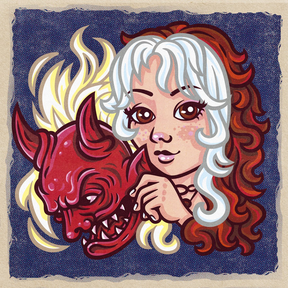 Beata_obscura's tweet photo. Bye-bye, #2v8
As a humble, below-average DbD player who likes the casual chaos, I already miss you.
My finished #fanartdbd of @g_birb as #onidbd https://t.co/Xq1Fz4SFFy