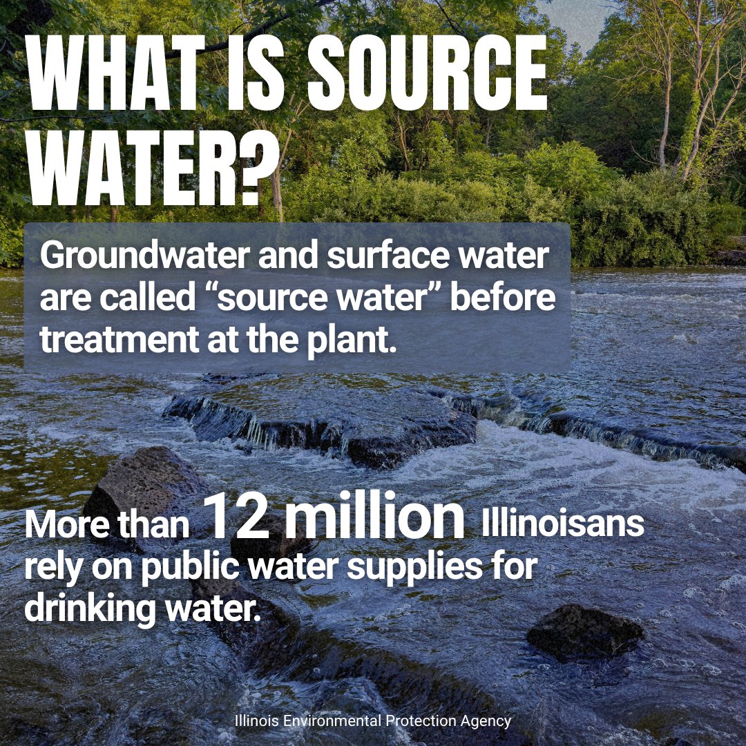 ILEPA's tweet photo. It’s Source Water Protection Week! 💧🌎

Protecting our drinking water starts at the source. Learn more about how Illinois EPA and communities across the state work together to protect groundwater and surface water from contamination.

🔗 Learn more: https://t.co/9pEZXvJUO4 https://t.co/XDwn3VRj6a