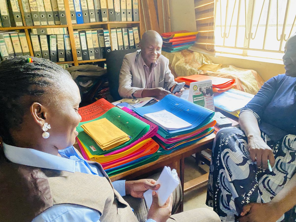 EEYMO207's tweet photo. Strategic engagement at the DEO's office today in Sironko! We shared our 2nd Edition Teenage Pregnancy Awareness Campaign 2026 concept and secured their support. When education leaders are involved, girls stay in school. Join us Oct 10 at Budadiri Girls S.S. https://t.co/DJc4ZgOBdt