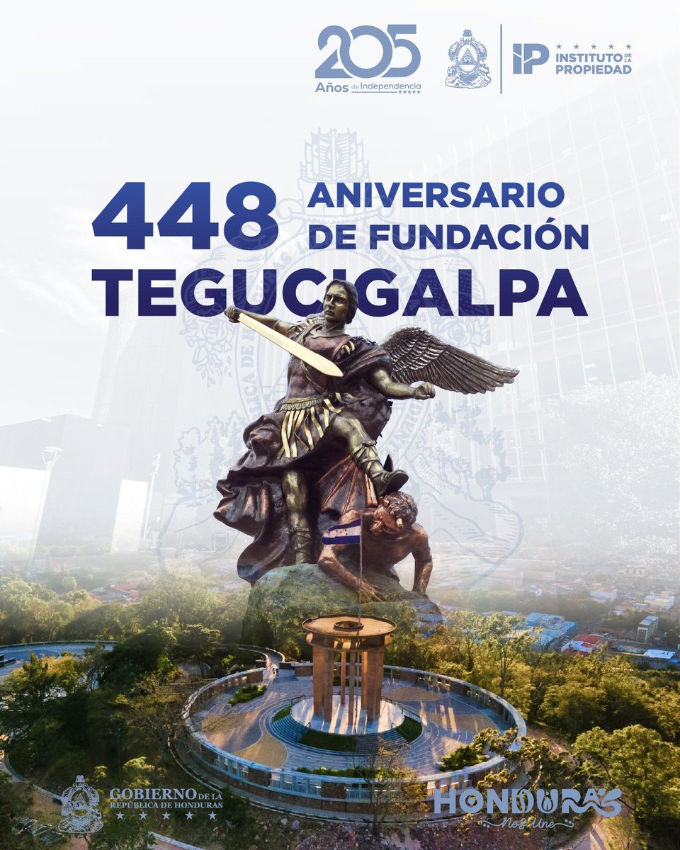 LuisTorresIP's tweet photo. 🇭🇳🏛️ ¡448 años de historia y orgullo!
Este 29 de septiembre celebramos a Tegucigalpa, nuestra capital, fundada en 1578 como Real de Minas de San Miguel de Tegucigalpa.

Una ciudad de historia, cultura y tradiciones que sigue siendo parte esencial de la identidad hondureña. https://t.co/A4vbP72Hma