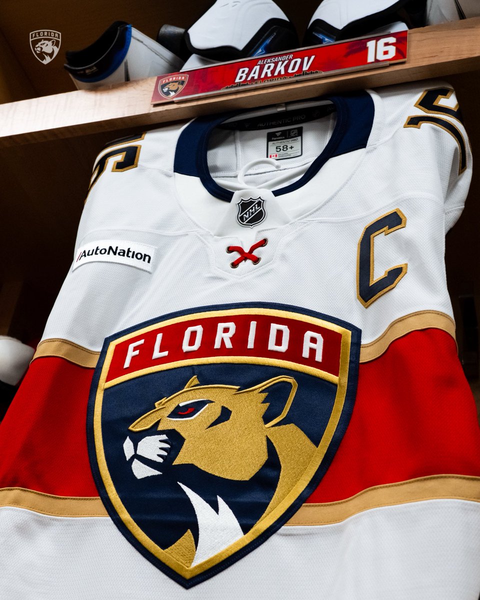 FlaPanthers's tweet photo. The locker room is set. https://t.co/XajF00DQ2S