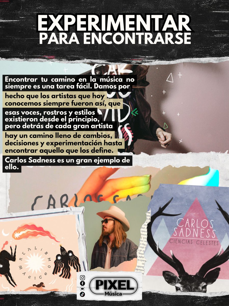 PXL_Musica's tweet photo. @CarlosSadness: Descubrirte en el camino. 🤠

🎟️ Entradas disponibles para sus próximos shows en CDMX en: https://t.co/zn6QABGGHF

#Carlossadness https://t.co/UNTu9oQg0U