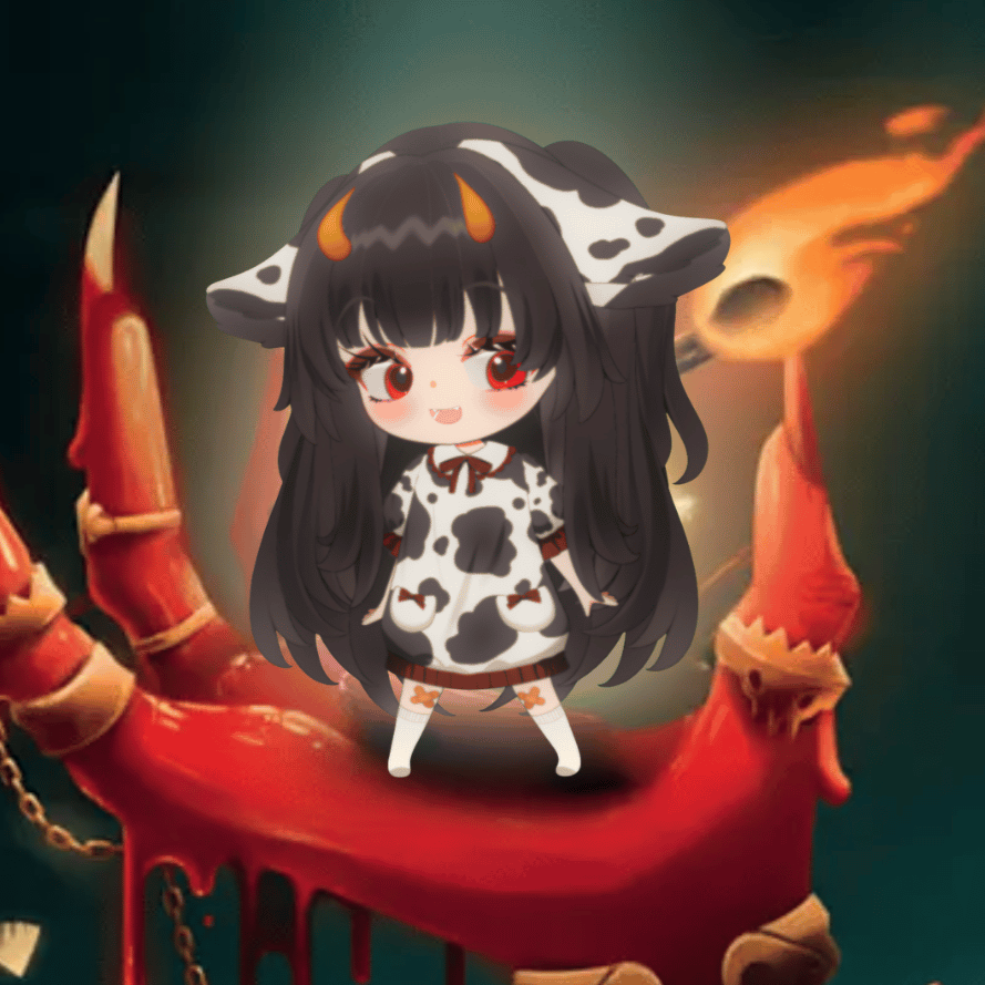 ChizuWhiz's tweet photo. who is this gremlin cow dweller?!? playing Well Dweller for today! https://t.co/UO6TAa5nt2