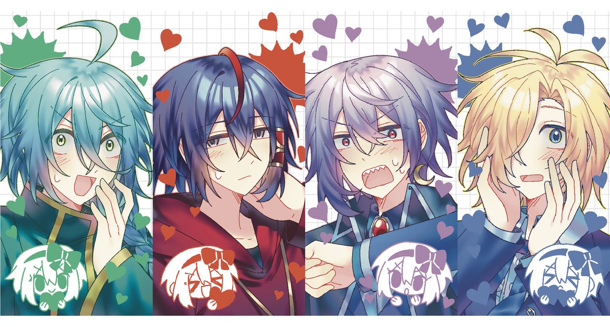 kawayoreve's tweet photo. 💚❤️💜💙 https://t.co/JaMDeJ6wsd