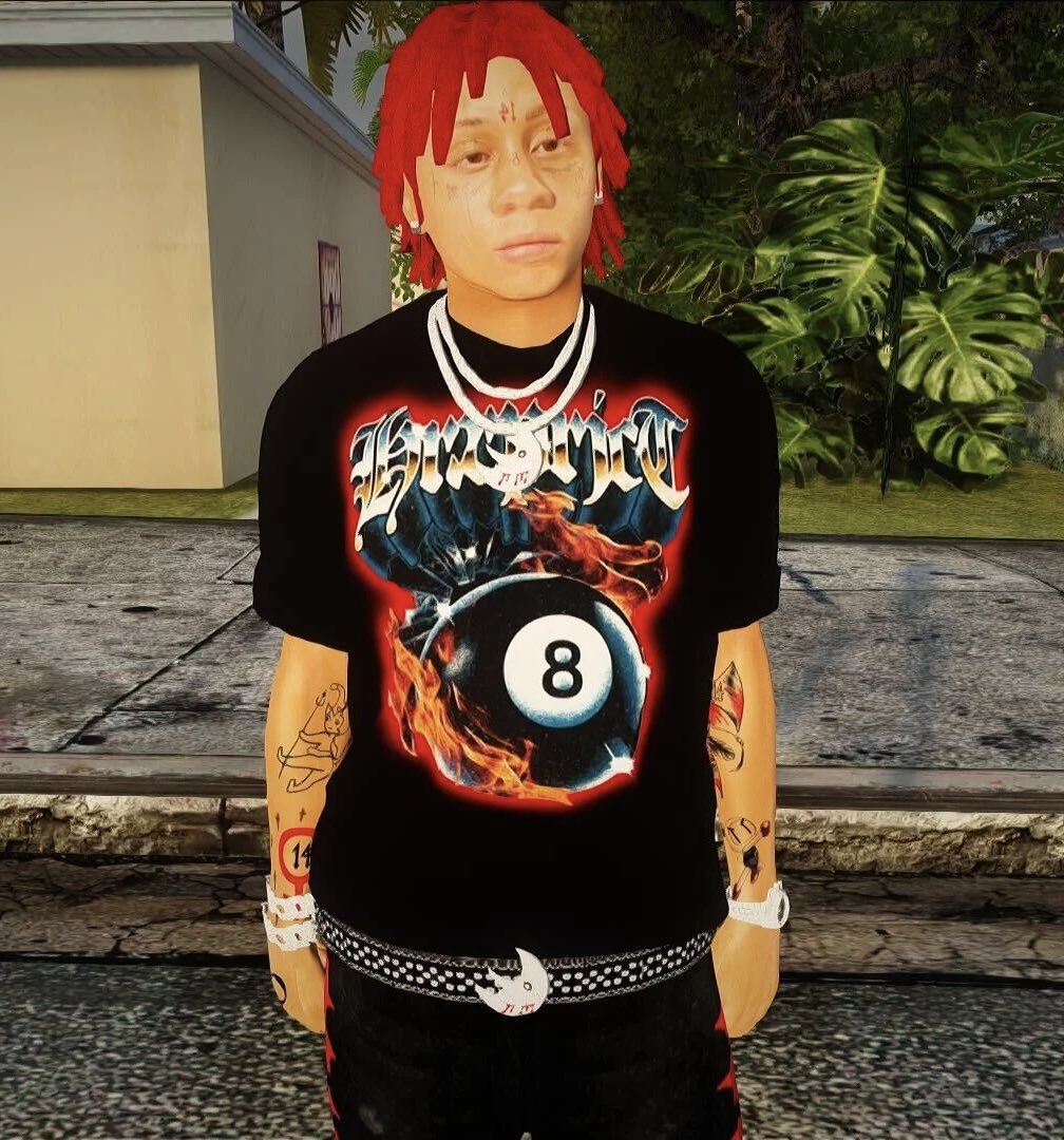 posterizd's tweet photo. Who remembers when a modder installed Trippie Redd in GTA San Andreas? 😂 #gta6 #gta #gtavi #gta6leak https://t.co/hoXgLoqkkU