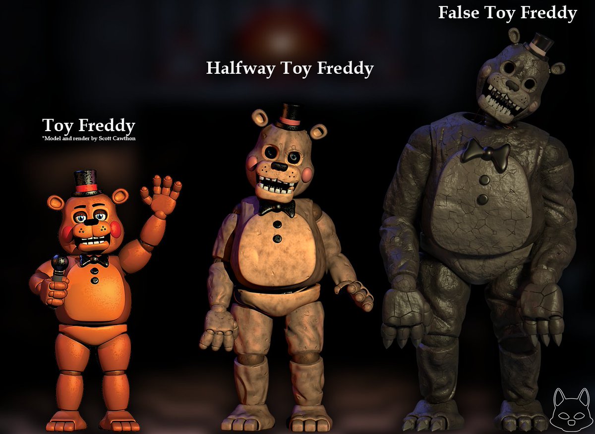 Zero_MW0's tweet photo. My concept for False Freddy's evolution - Popgoes Evergreen https://t.co/HcjPTApSlg