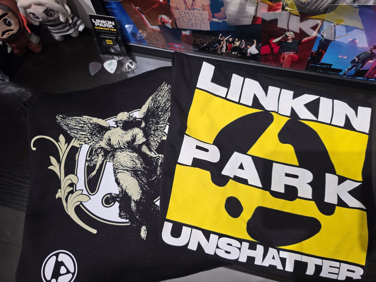 _LaurieDB's tweet photo. Outfit ready for tomorrow! Thank you again @lorenzoerr for the Unshatter shirt in Munich! https://t.co/erX4xpvy21
