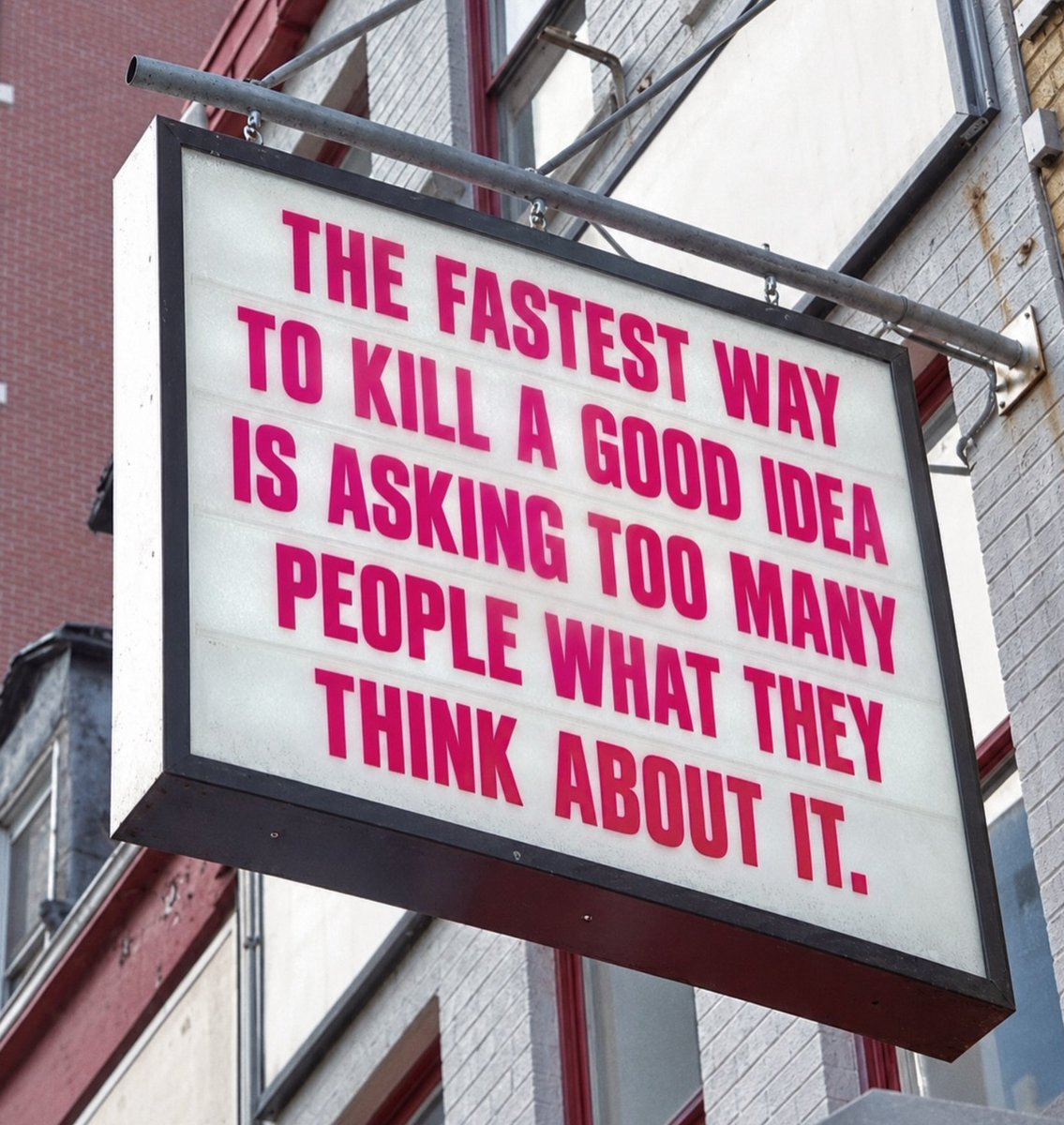 briansolis's tweet photo. Innovation is not a committee exercise. 💡 https://t.co/egHkFYYlXF