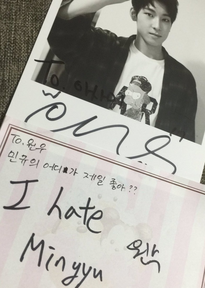 puppycalling_'s tweet photo. wonwoo19 :                         wonwoo30 : 
  ‘ i hate mingyu ’                 ‘ no you don’t ’ https://t.co/gp7JbV9Xx0