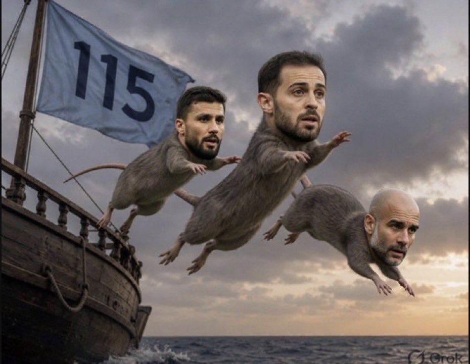 iam_youngdoctor's tweet photo. And Manchester City officially in trenches now. 

Relegation to championship or league 1 soon. 

Admin foreseen it coming and therefore.  

Here we go 🤔 https://t.co/PtsDZIWvk9