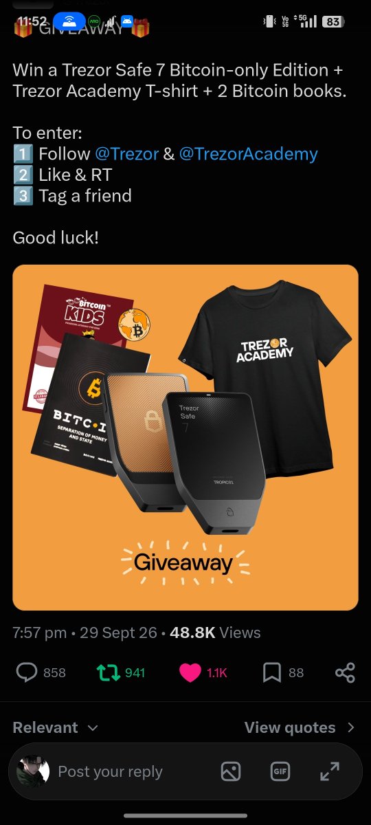 _opishant009_'s tweet photo. @Trezor @TrezorAcademy @Aetheron01 https://t.co/T87pwmhZzE