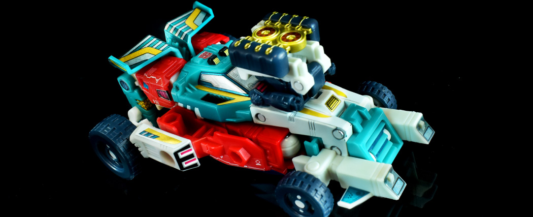 Toyhax's tweet photo. Tasteful G1 detailing, mech-inspired white markings, and an engine that doesn’t obstruct your view. Labels for AOTP Joyride. https://t.co/l4rnaANi8H