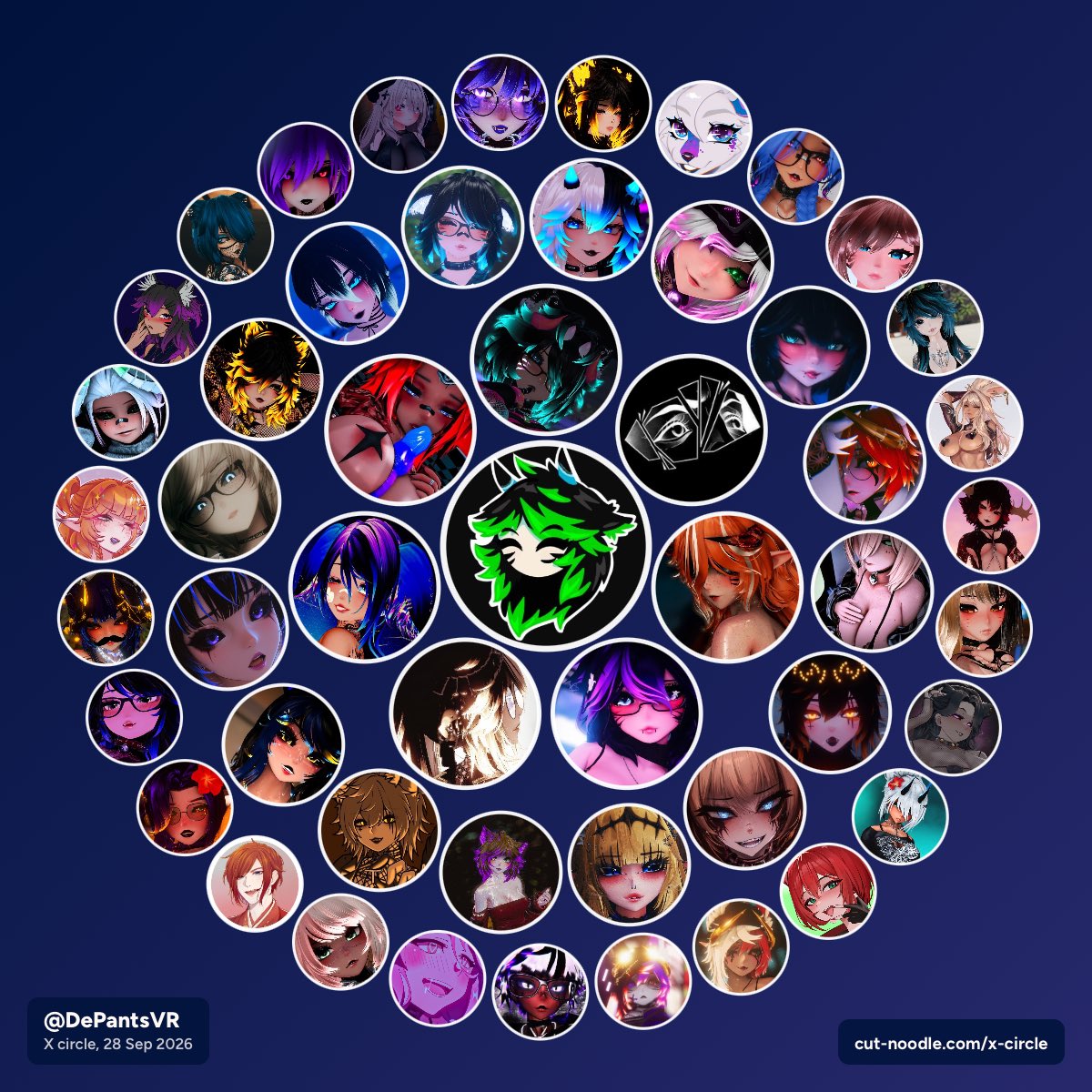 DePantsVR's tweet photo. So many goated creators 💚 https://t.co/vZoHZiNBDf