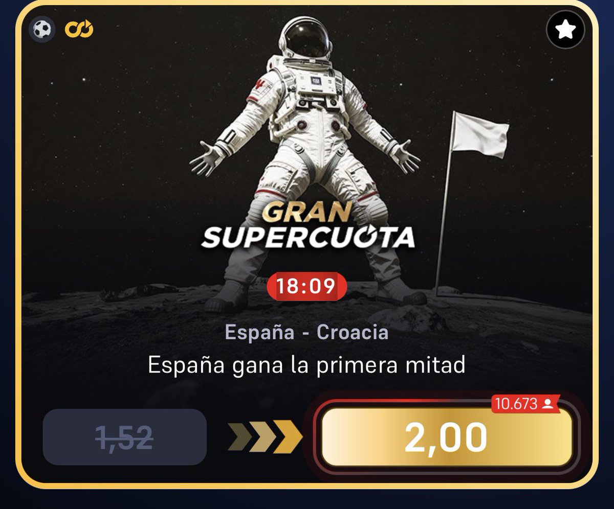 Al_FunnyBets_'s tweet photo. ‼️Gran Supercuota Winamax‼️

Aprovechar los superaumentos que la gran mayoría son un regalo 🎁 https://t.co/Qh3zwZox5y