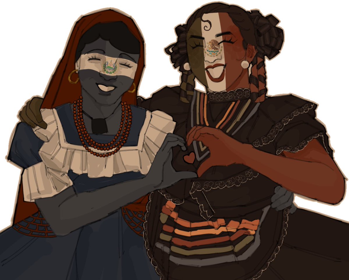 lightldyllic's tweet photo. "salvador mexico cute friendship" -> quick drawing of them 🤍🇸🇻🇲🇽 https://t.co/z1kbgX7YIT https://t.co/IGe7fCC1Bw