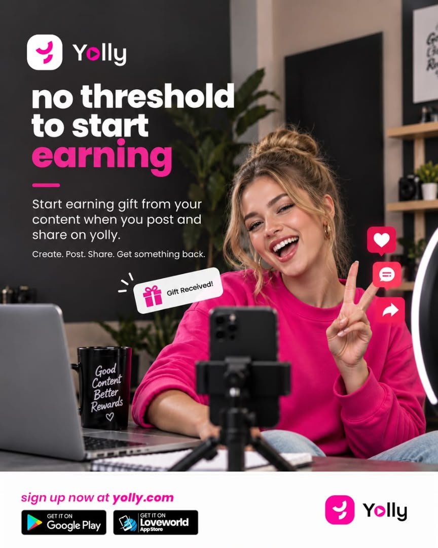 Xavierpapii's tweet photo. If there’s one thing I love most about Yolly, it’s the way they empower creators to earn. To me, that’s what makes it the ultimate creators’ app https://t.co/0IDAcew74B