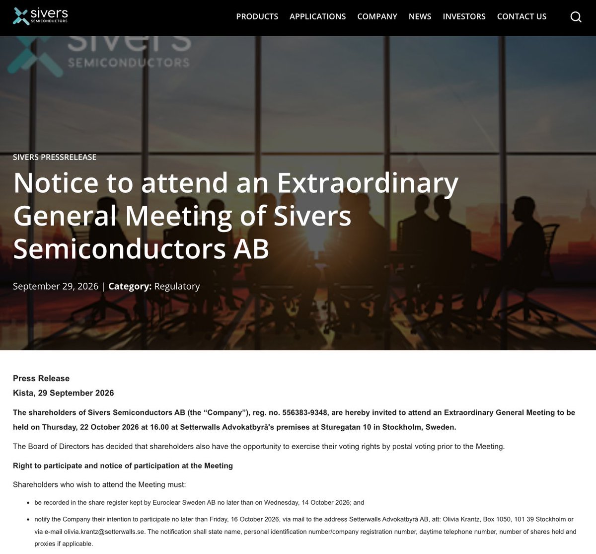 dizaq1's tweet photo. $SIVE calls an EGM and gives a timeline update on the US dual listing stating "expected to be completed during the first half of 2027."

The most interesting part of the EGM meeting is a rare mid year auditor switch. So why did they do this?

Well, $SIVE called an EGM to replace Deloitte with Ernst & Young citing, verbatim, EY's experience with "U.S. capital markets activities and SEC reporting requirements"

So they did a rare mid year auditor switch apparently to pivot to the one with more experience in the exact situation $SIVE is in, a US dual listing.

The listing is going from a promise to a paper trail, and we are seeing real shifts in $SIVE to make the dual listing happen. I feel like it was kinda brushed off during the ER so this news is very reassuring.