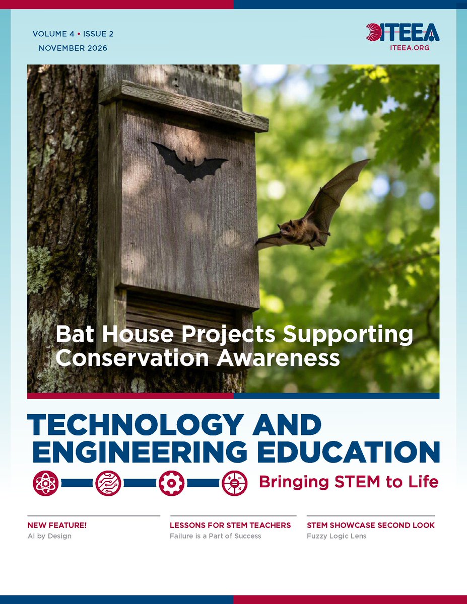 iteea's tweet photo. 📖 "The conversation about AI in education is just beginning." That's why Technology and Engineering Education is launching AI by Design, a new series exploring AI, ethics, leadership, classroom practice, &amp; the future of STEM learning.
 https://t.co/luQ7OXYyiM https://t.co/YxLFVq4bad