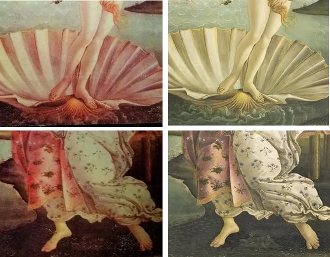 botticelli_code's tweet photo. That realization changed how I looked at The Birth of Venus (right).
Using Poca Venere (left) as a visual reference, I began seeing what I believe are previously unidentified images and relationships within Botticelli's famous painting.
Here is one of them.
Website- https://t.co/mLHYpnuipn
Amazon Books- https://t.co/frfkBVJYos