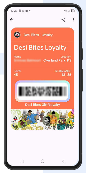 GooglePayDevs's tweet photo. 👁️💸✋ What could modernizing your loyalty program and gift cards do for you?

Food and grocery brand Desi Bites needed to solve for multiple issues with its loyalty offerings: Physical cards were costly to manage, customers had limited visibility into their rewards, and staff often needed to assist with balance checks.

With Google Wallet, Desi Bites combined loyalty points and gift card balances into a single digital pass. Customers can view rewards and stored value any time, and balances update automatically.

Revolutionize your customers' experience https://t.co/aHQFF3LrVD