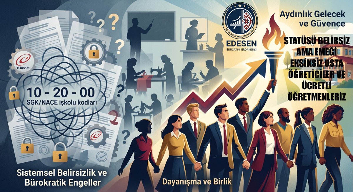 EDESENN's tweet photo. Anayasal hakkımız olan sendikal örgütlenmeyi usta öğretici ve ücretli öğretmenler için de eksiksiz istiyoruz!

​Sendikal haklar pazarlık konusu edilemez. Örgütlenerek hakkımızı alacağız!
#EğitimİçinBirlik
EĞİTİM DESTEK EMEKÇİLERİ
@topogluemre
@Yusuf_Tekin
@mebhbogm
@RTErdogan
@csgbakanligi
@tcmeb