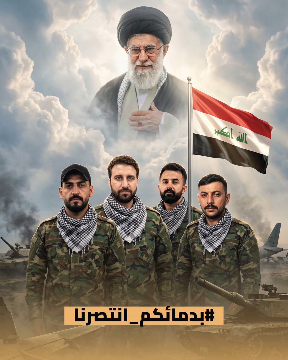 nHzVg9yCx025277's tweet photo. .خروج القوات الأجنبية اليوم هو الثمرة الحية للدماء الطاهرة التي قدمتها حركة عصائب أهل الحق، دماءٌ خطت كرامة الوطن ورفضت الخضوع.
#بدمائكم_انتصرنا https://t.co/8zfo1p0yyM