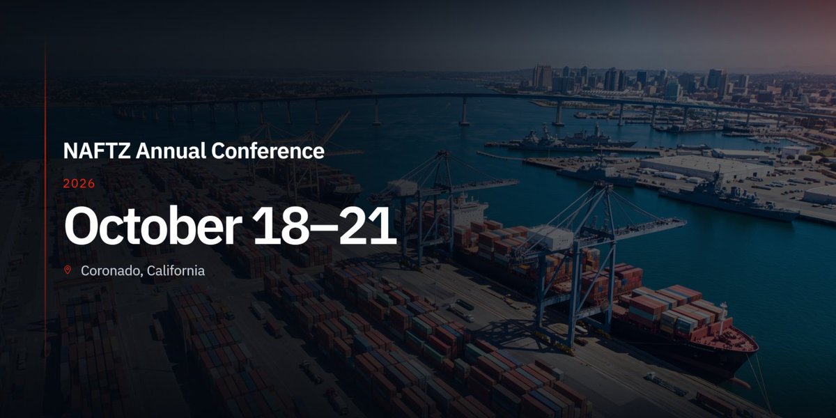 QAD_Community's tweet photo. $2.1B in CBP trade penalties this fiscal year. 17 revisions to the Harmonized Tariff Schedule since August. FTZ compliance teams are still expected to keep pace with the same headcount.

We're talking about it at NAFTZ 2026.

👉 Full preview: https://t.co/rJ4hmqIuae

#NAFTZ2026 https://t.co/V60FxbP1Aa
