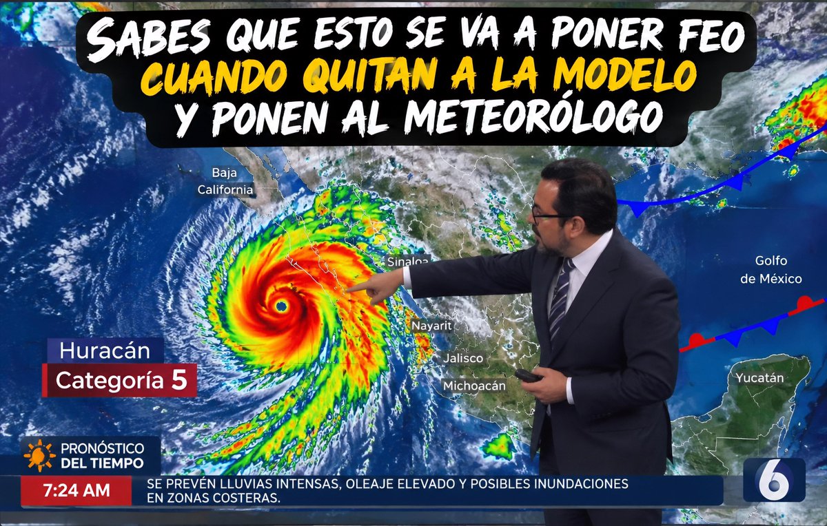 BorrachosVIP's tweet photo. Cuando vean al meteorólogo, aguas 😝 https://t.co/sAcJrE8a49