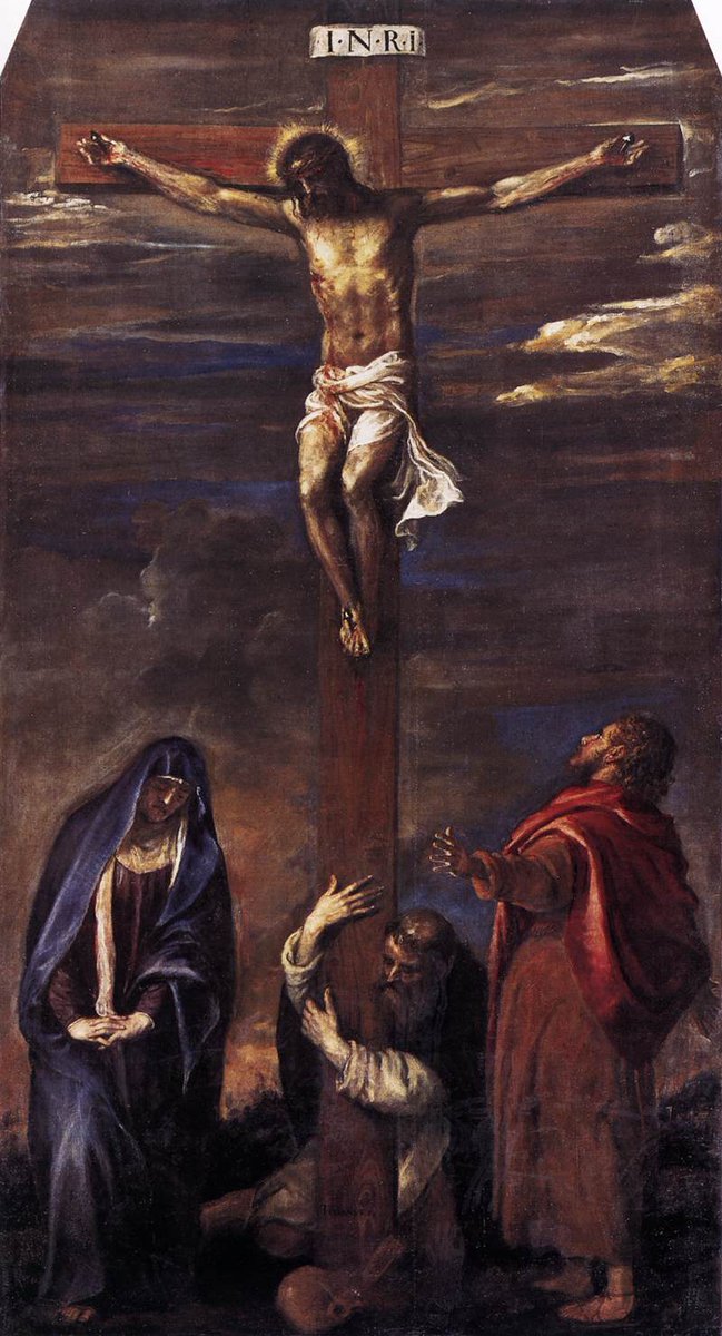 RegionsFrance's tweet photo. 5e Mystère Douloureux Rosaire
Jésus crucifié, meurt sur la Croix.
Lorsqu'on fut arrivé au lieu dit Le Crâne, on mit Jésus en croix. Jésus disait :
 "Père, pardonne-leur: ils ne savent pas ce qu'ils font"
(Lc23, 33, 34)
#NotreDamedesDouleurs #Mysteredouloureux #ToJesusThroughMary